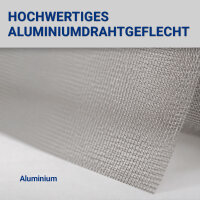 Aluminium-Fliegengitter – wahlweise 60 × 120 cm oder 80 cm × 12,5 m