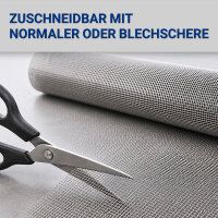 Aluminium-Fliegengitter – wahlweise 60 × 120 cm oder 80 cm × 12,5 m