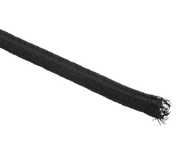 Expanderleine, Farbe:  Schwarz 6 mm / 8 mm x 100 m