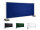 3,41 x 1,76 m, Bauzaunplane / Sichtschutzplane, Farbe BLAU