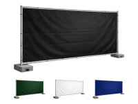 3,41 x 1,76 m, Bauzaunplane / Sichtschutzplane, Farbe:...