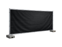3,41 x 1,76 m, Bauzaunplane / Sichtschutzplane, Farbe:...