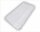 Gitterabdeckplane mit Ösenstreifen, ohne Metallösen, ca. 250g/qm, transparent