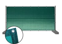 3,41x176 m, Bauzaunnetz / Gewebe, 4- Seitig geöst,...
