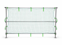 Seitenschutznetz 2x10m - 2x5m mit angenähten GSV