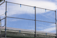 Seitenschutznetz 2x10m - 2x5m mit angenähten GSV