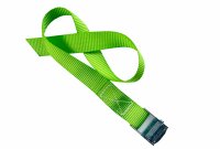 Gurtschnellverschluss für Seitenschutznetze – 60 cm mit verzinktem Klemmschloss, Farbe: grün