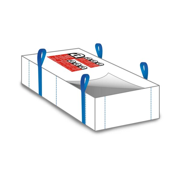 Platten Big Bag ASBEST, 125 x 260 x 30 cm