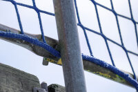 2 x 5 m, Seitenschutznetz, Farbe: Blau
