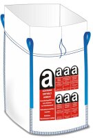 Big Bag mit Schürze Asbest 90 x 90 x 110 cm