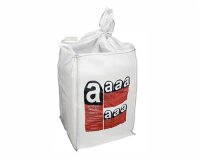 Big Bag mit Schürze Asbest 90 x 90 x 110 cm