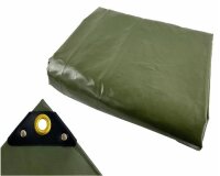 PVC-Abdeckplane ca. 650 g/m², Farbe: Grün, 1,5...