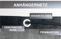 Anhängernetz feinmaschig, Gr. 2,50 x 4,00 m