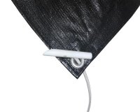 30 cm Planenspanner (20 Stück), Farbe WEISS
