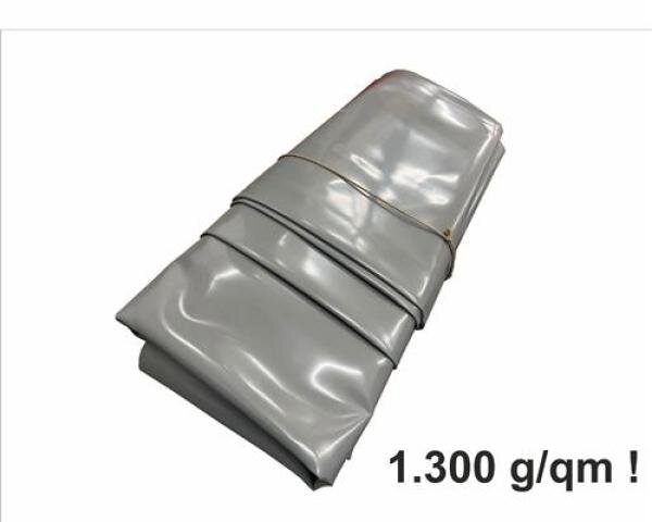 PVC Gewebeplane 1300g/m²  B1 Gr. 3 x 15 m Abverkauf Abdeckplane Bootsplane Plane