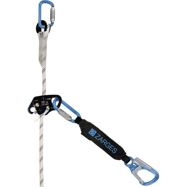 Mitlaufendes Auffanggerät mit integriertem Bandfalldämpfe Axic-WP- Snap hook - 10 m ZARGES