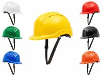 6 Punkt Bau- Schutzhelm mit Größenregulierung...